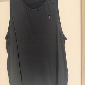 All Saints Charcoal Cotton Tee